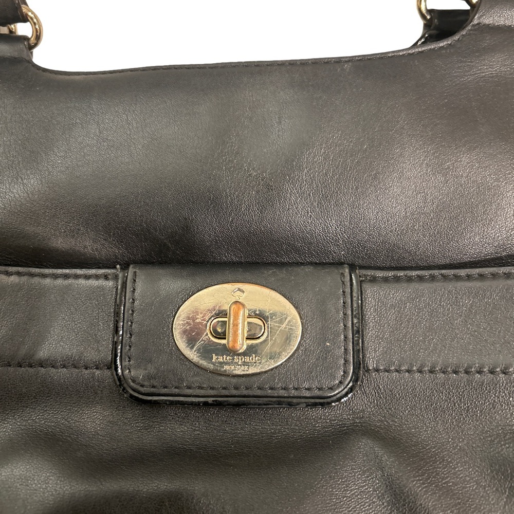 Kate Spade Black Shoulder Bag with Leather Trim - Picture 9 of 9